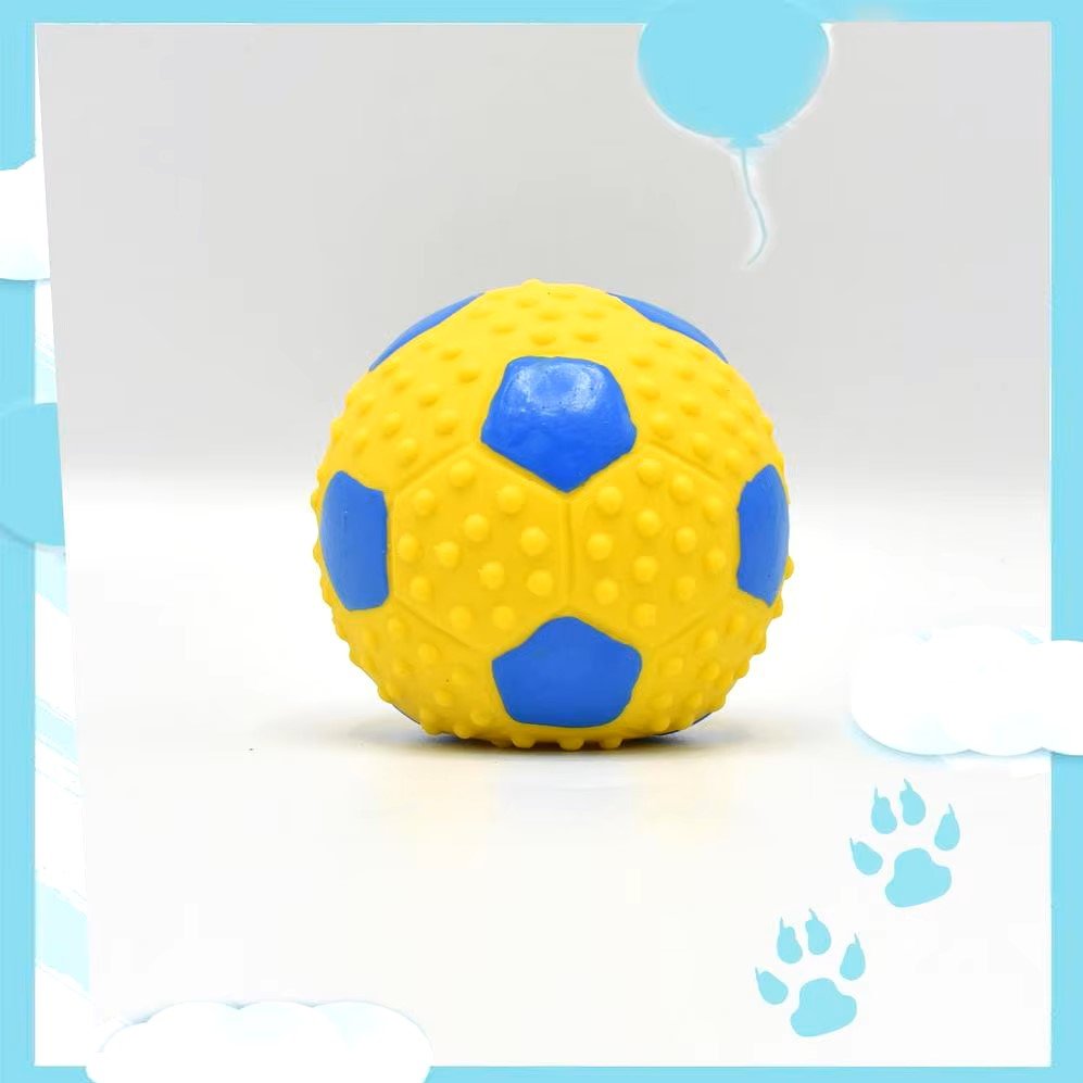 Balle pour Chien - DogBallLatex™ - Baseball Jaune - Mon Univers Animalier