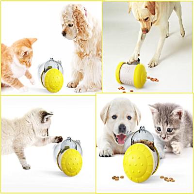 Distributeur de Croquettes pour Chien - BrainChase™ - Jaune - Mon Univers Animalier