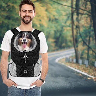 Sac de Transport pour Chien - PetDogCarrier™ - Noir - Mon Univers Animalier